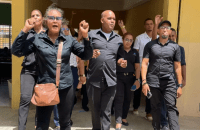 Maestros iniciaron las clases vestidos de negro en Nagua – Remolacha
