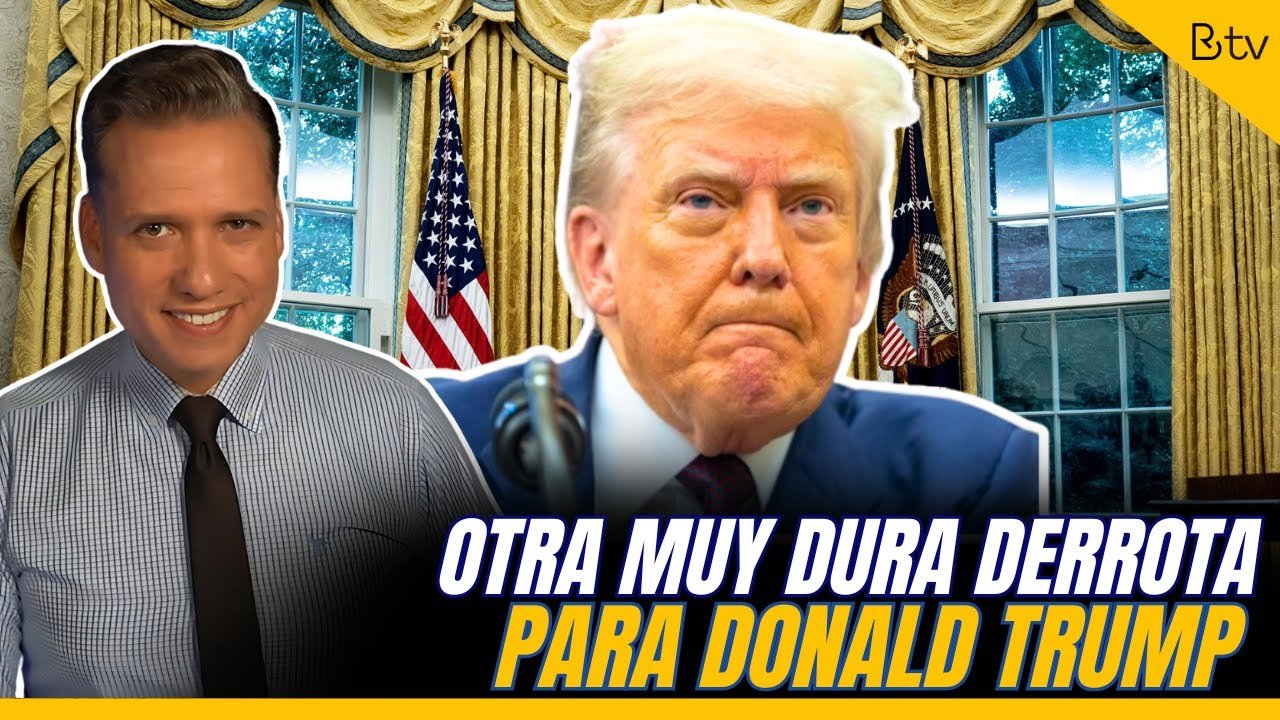OTRA dura DERROTA para TRUMP. ¡Lo derrotó UNA MUJER!