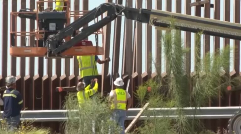 Avanza la Construcción del Muro en la Frontera Sur de Texas