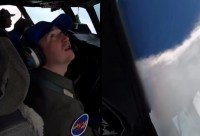 Volando en el ojo del huracán Erín (video) – Remolacha