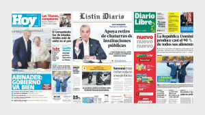 Resumen rápido de los periódicos dominicanos