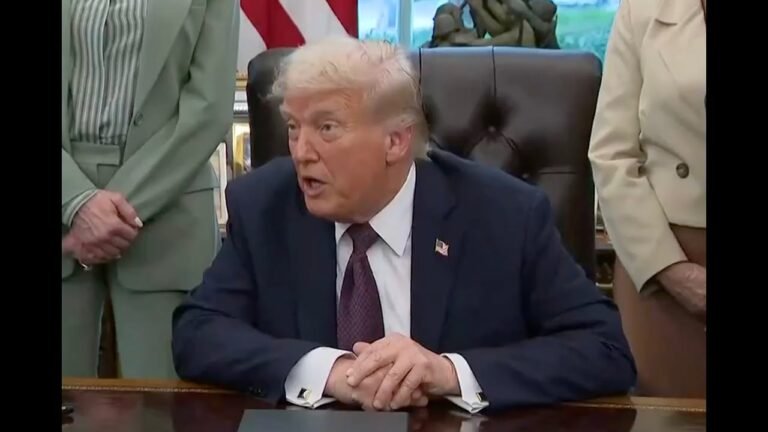 Trump responde «¿quién?» cuando se le pregunta sobre el demócrata asesinado de Minnesota