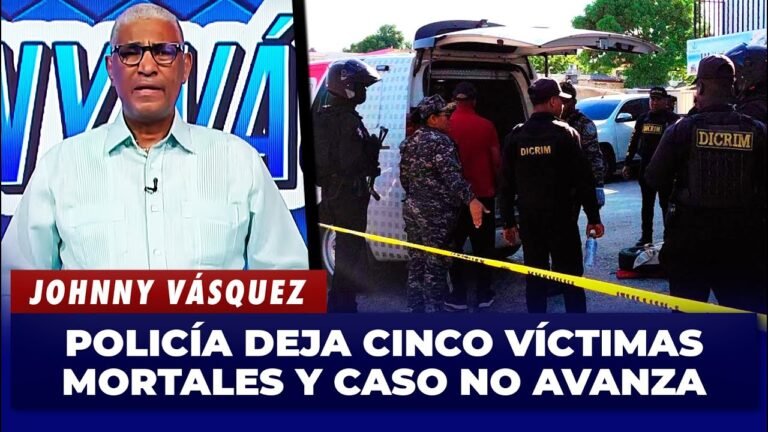 Johnny Vásquez: Policía en Santiago mata a 5 jóvenes y caso no avanza