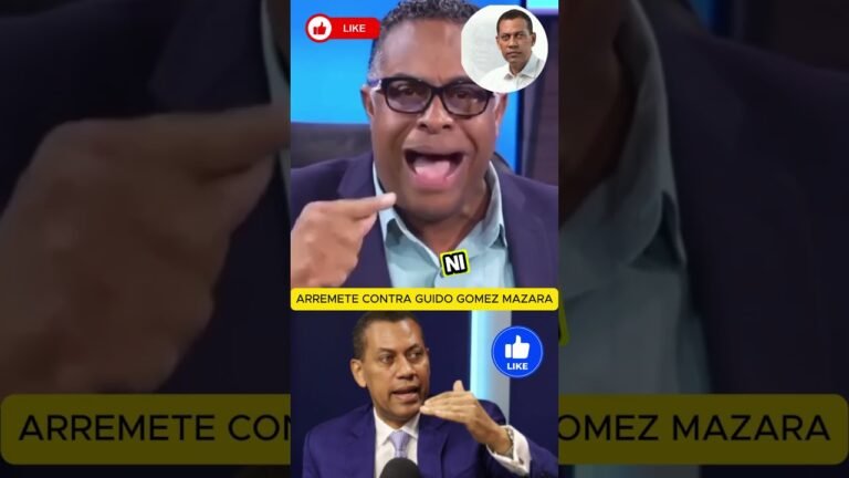 ARREMETE CONTRA GUIDO GOMEZ MAZARA