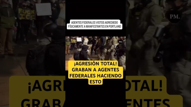 Agentes federales agreden a manifestantes en Portland