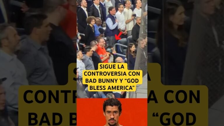 Sigue la polémica de Bad Bunny y “God Bless America.” ¿Qué opinas?