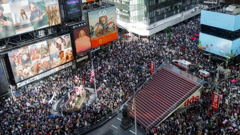 Manifestaciones «No Kings» vuelven a Nueva York