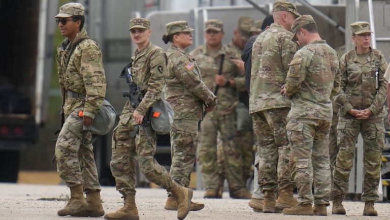 Cientos de soldados de la Guardia Nacional
