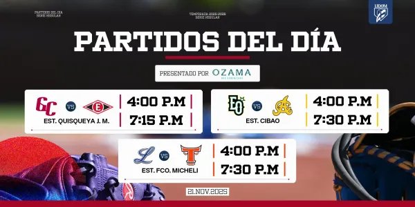 Pelota Invernal: Partidos del día – Remolacha