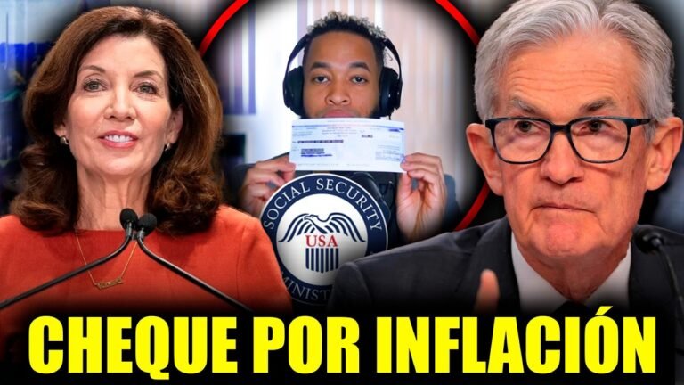 New York me envio un Cheque de estimulo por Inflacion | Federales bajan intereses