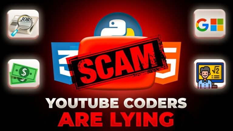 YouTube Coders are LYING to You. Here’s How.