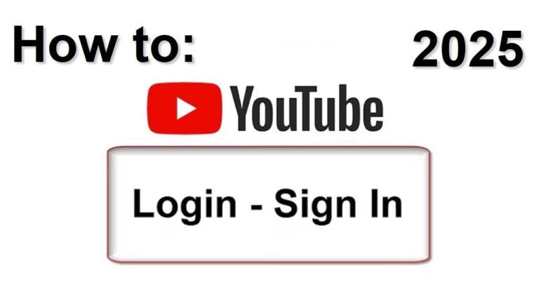 How to sign in Youtube – YouTube Login – Free & Easy | 2025