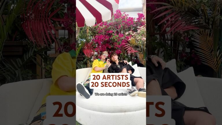 20 artists. 20 secs. GO! ​⁠@imuRgency, ​⁠@samandcolby, and ​⁠@Jakewebber9