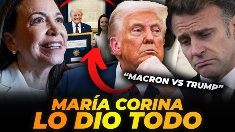 María Corina lo dio TODO pero no recibió NADA | Macron sí está loco