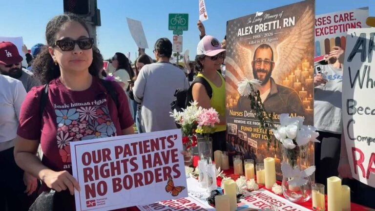 Trabajadores de la salud y comunidad honran