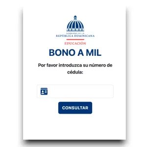 Bono a Mil: consulta tu cédula – Remolacha