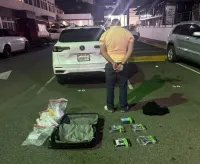 Una yipeta, una maleta con cocaína, una pistola cargada y un embalado – Remolacha