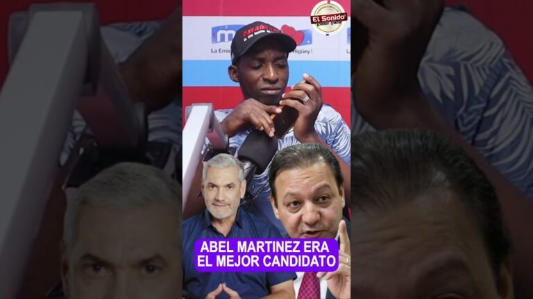 ABEL MARTÍNEZ ERA MEJOR CANDIDATO QUE GONZALO CASTILLO EN EL PLD