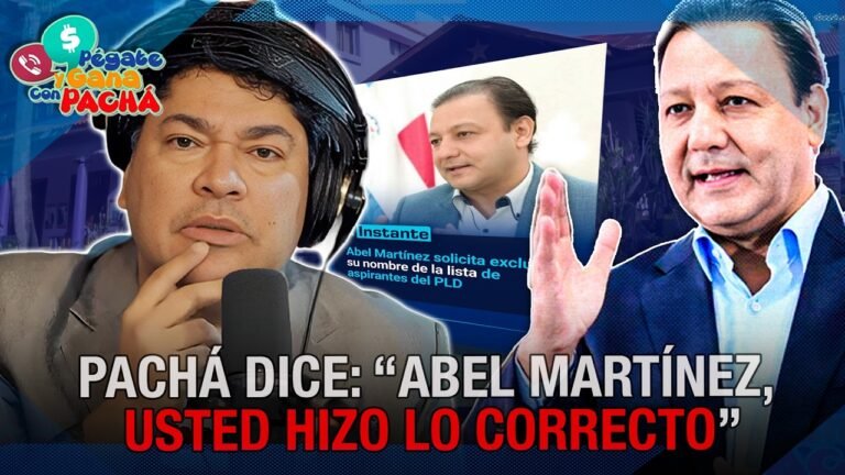 PACHÁ DICE: “ABEL MARTÍNEZ, USTED HIZO LO CORRECTO”