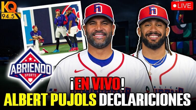 🔴EN VIVO: ALBERT PUJOLS: “FERNANDO TATIS JR ES NUESTRO PRIMER BATE”