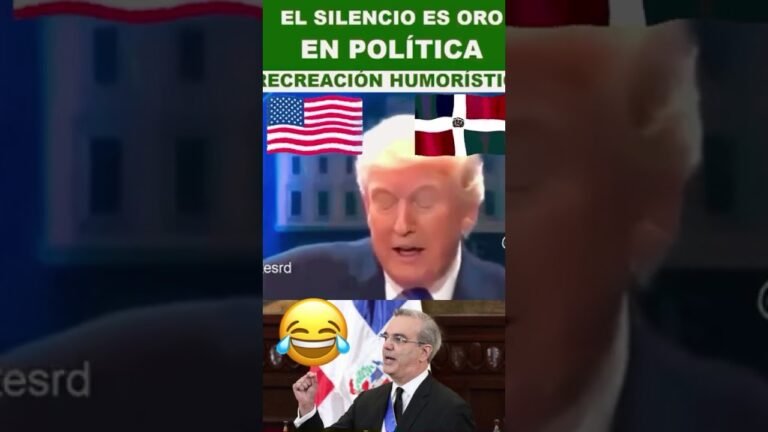 “¡Tensión! Donald Trump le dice a Luis Abinader que calladito se ve mejor 😳🔥”