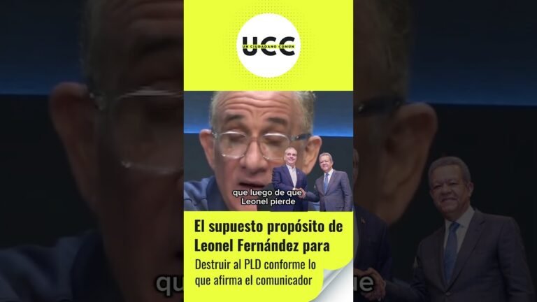 El comunicador, expresa como Leonel Fernández se alía con Luis Abinader #unciudadanocomun #ucc