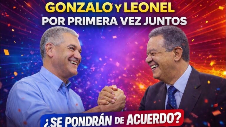 Nadie esperaba esto: Gonzalo Castillo y Leonel Fernández juntos por primera vez