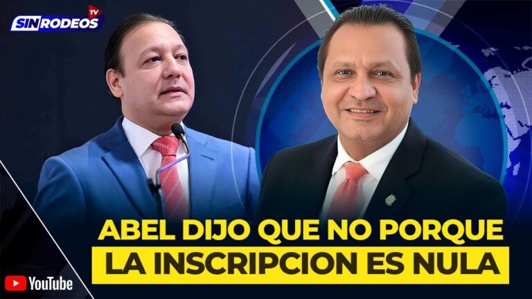 MAYOVANEX MARTINEZ: ABEL DIJO QUE NO PORQUE LA INSCRIPCION DEL PLD ES NULA (ENTREVISTA) | SRTV