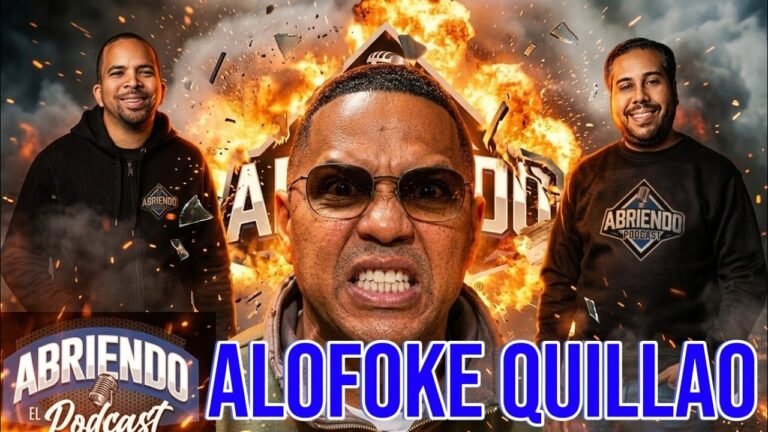 ALOFOKE SE LA DEJA CAER A LOS CRONISTA DE ABRIENDO EL PODCAST..