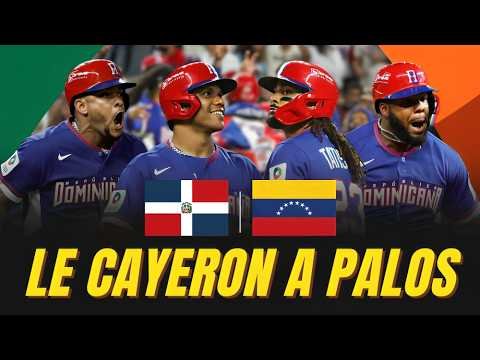 FIESTA DE PALOS: DOMINICANA VENCE A VENEZUELA Y CONSIGUE SU REVANCHA EN EL CLÁSICO MUNDIAL.