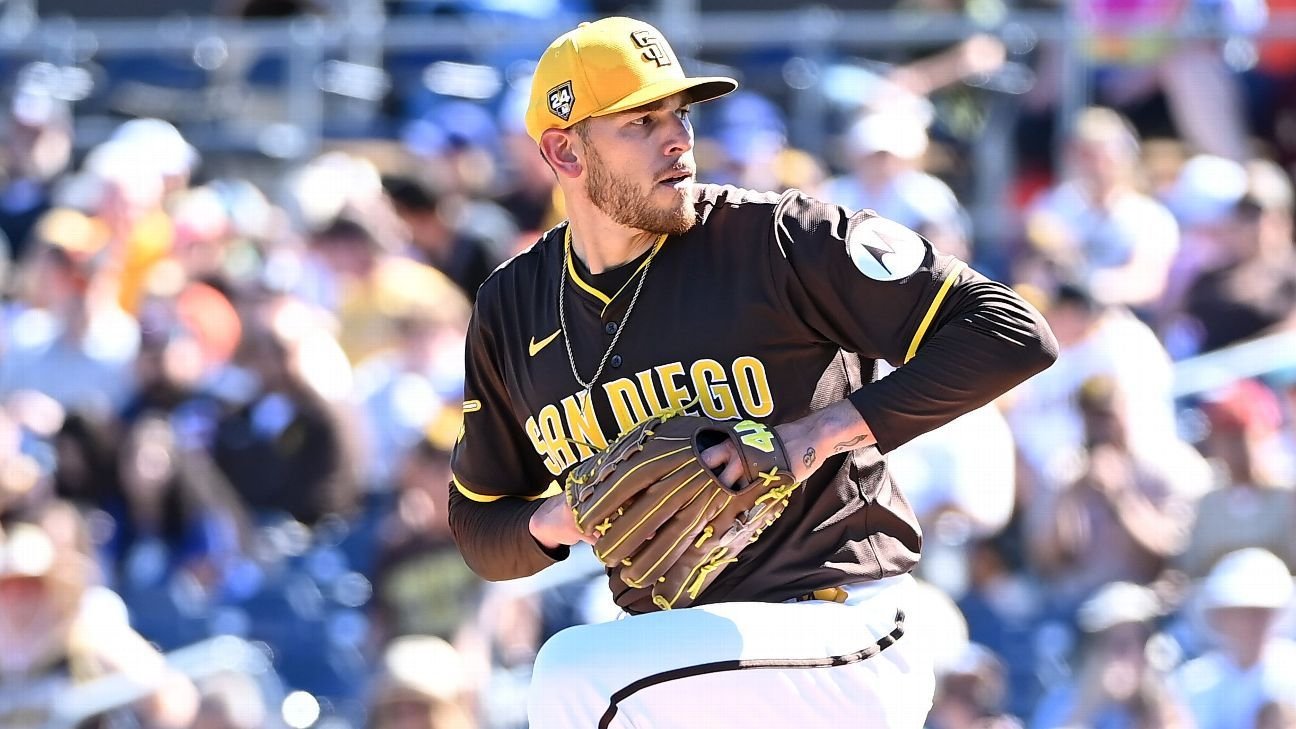 Joe Musgrove de los Padres probablemente abra la temporada en la lista de lesionados